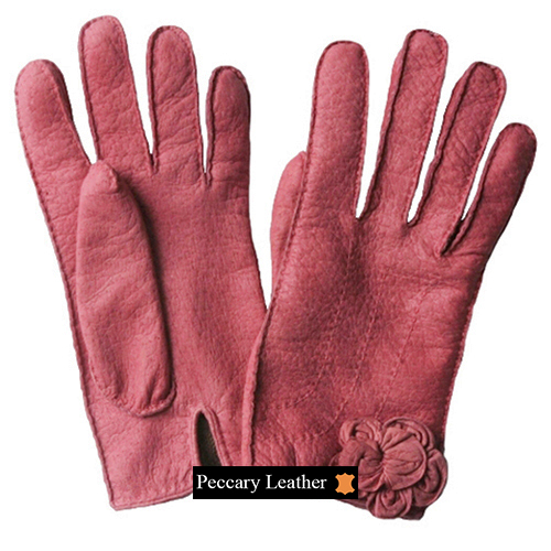 Guantes de Cuero de Peccary Paula