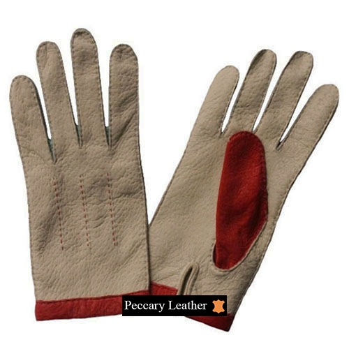 Guantes de Cuero de Peccary Sabrina